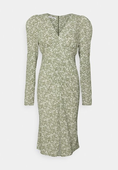 DESIGNERS REMIX HAWAII MIDI DRESS - Φόρεμα ημέρας - khaki