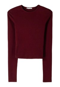 Langærmet T-shirt - dark red