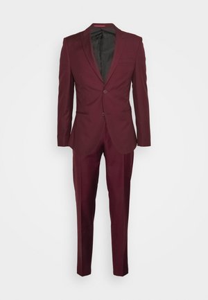 Isaac Dewhirst, FASHION SUIT - Costume - bordeaux