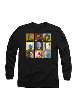 STAR TREK ALIEN SQUARES - Long sleeved top - black