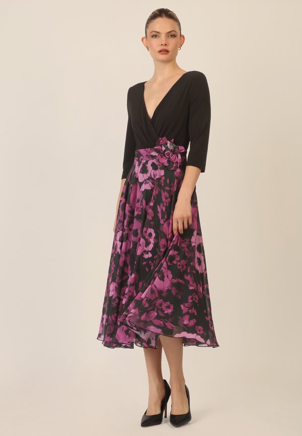 Freizeitkleid - schwarz multicolor