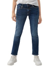 QS Slim fit jeans - dunkelblau