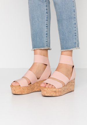 KEASHA - Plateausandalette - blush