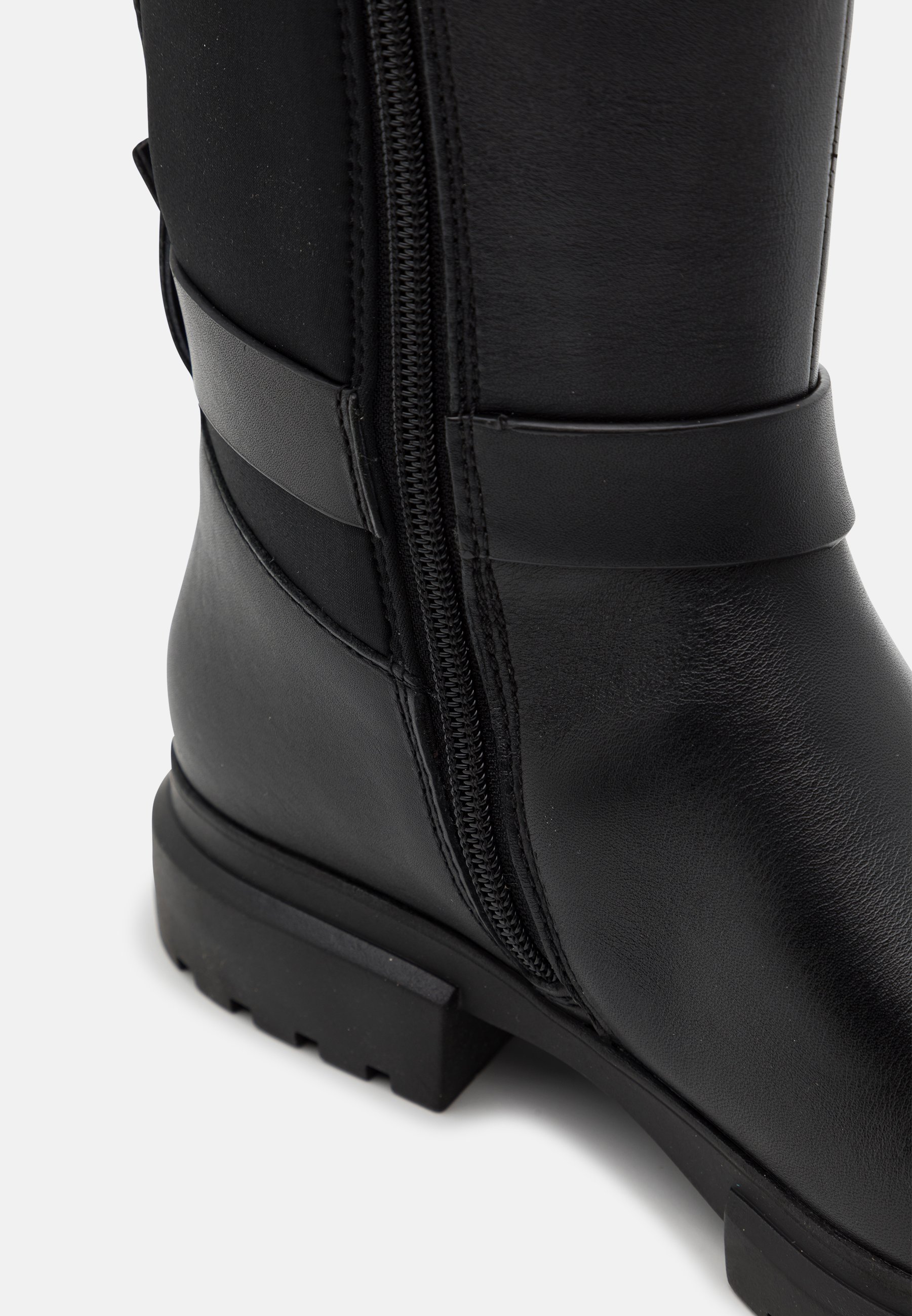 Calvin Klein Jeans CLEATED HIGH BOOT BUCKLE - Stivali alti - black/nero -  Zalando