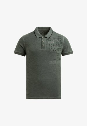 Camp David, MIT VINTAGE PRINTS - Poloshirt - dusty green
