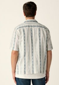 Next SHORT SLEEVE TEXTURED STRIPE - Krekls - blue white