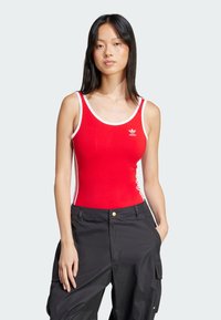 ADICOLOR 3-STRIPES BODYSUIT - Débardeur - better scarlet