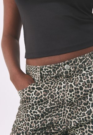 Next, REGULAR FIT - HOURGLASS HIGH RISE CITY STRAIGHT LEG JEANS . - Jeans a sigaretta - leopard print
