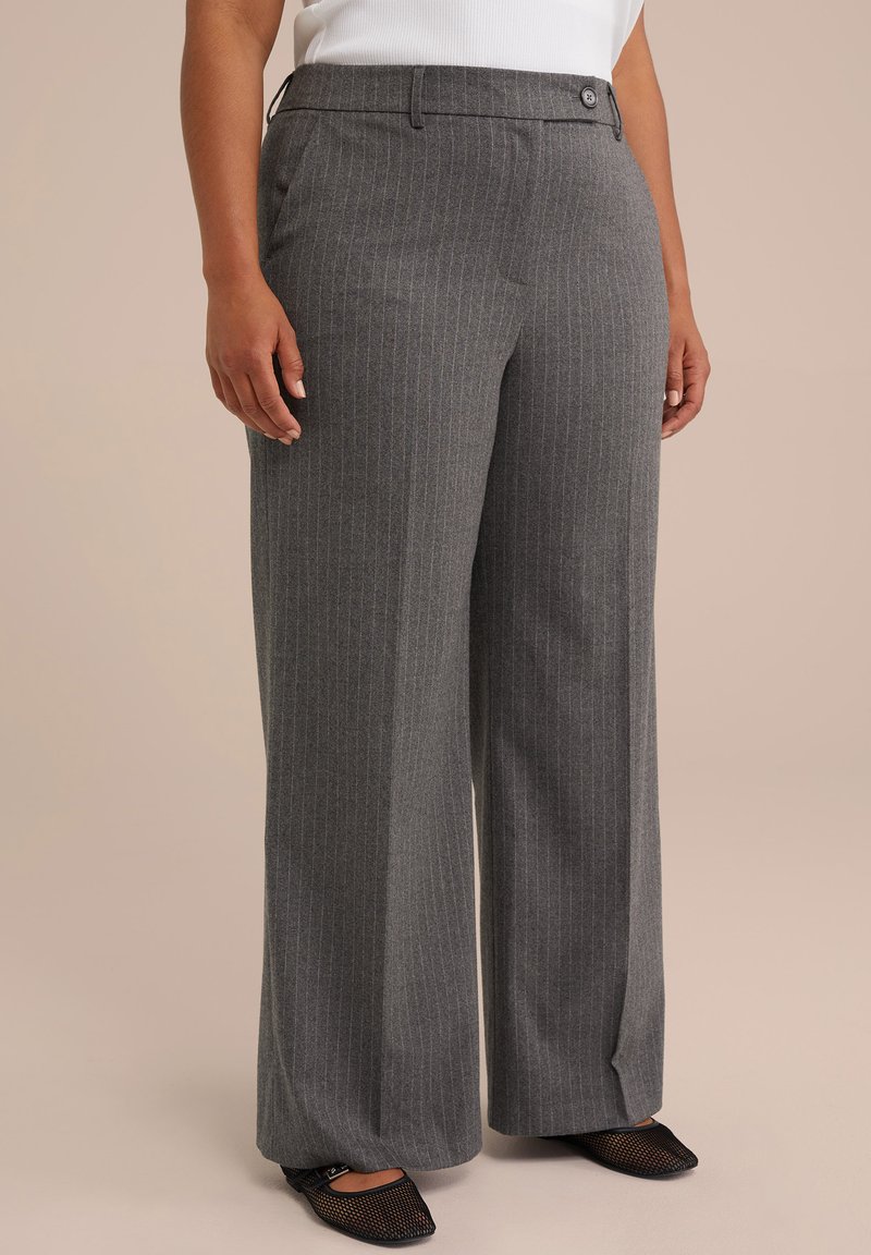 WE Fashion CURVE - Broek - grey