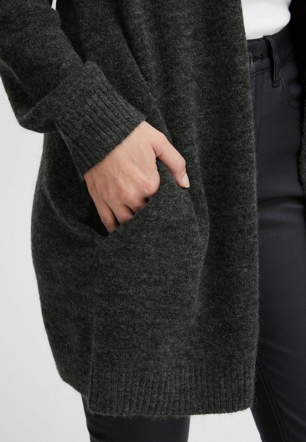 FRSANNY - Cardigan - charcoal melange3