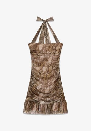 Guess, DRAPIERTES MINI DRESS - Robe fourreau - animalier