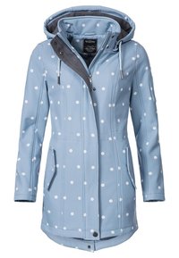 Unselected, light blue/white 