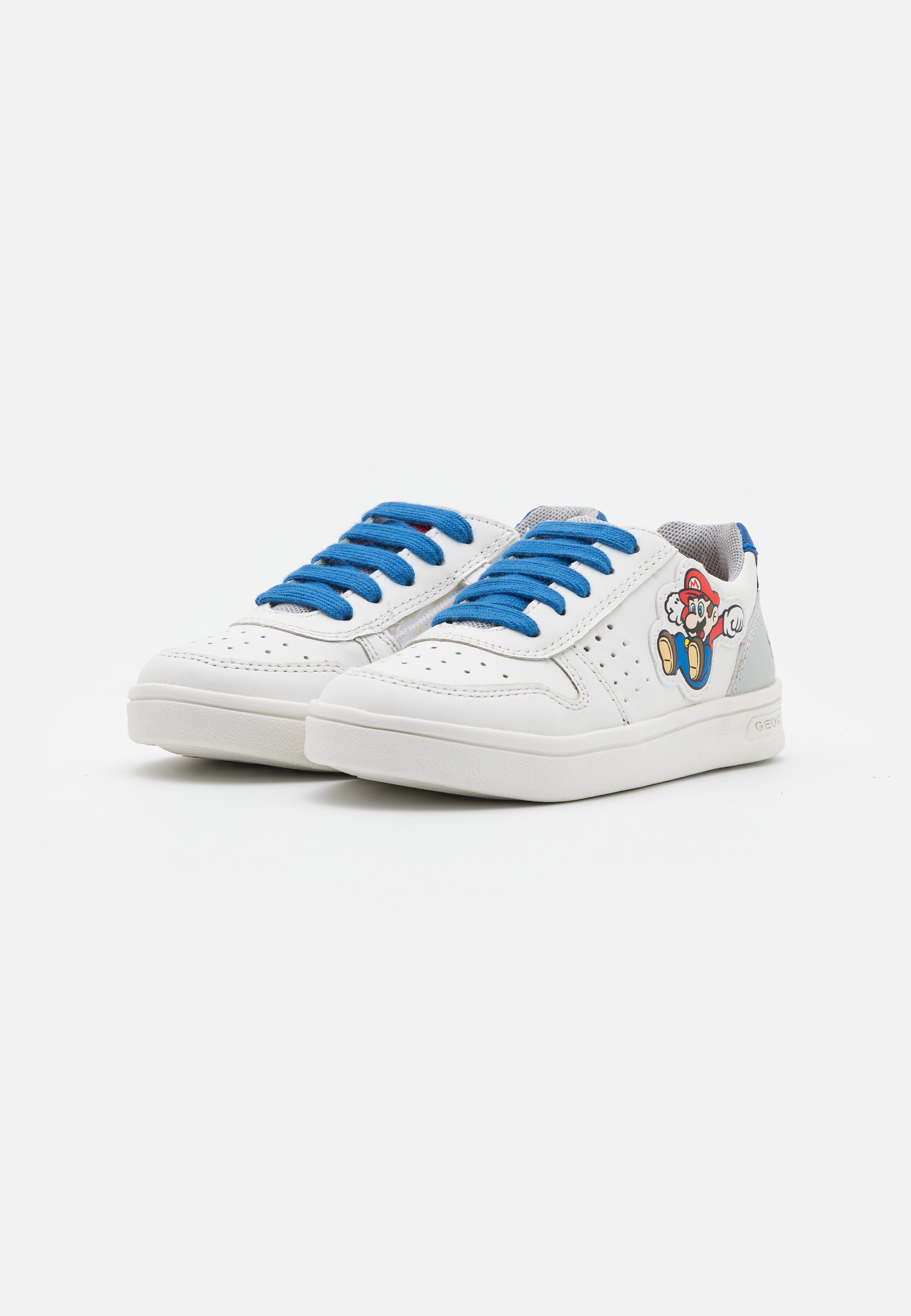 Geox NINTENDO SUPER MARIO GEOX JUNIOR DJ ROCK BOY - Sneakers laag -  white/wit - Zalando.nl