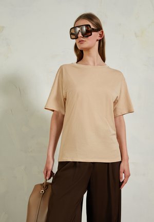 Osnovna majica kratkih rukava - dune beige