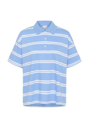Kaffe KAPIRRIE  - Poloshirts - vista blue w. chalk twin strip