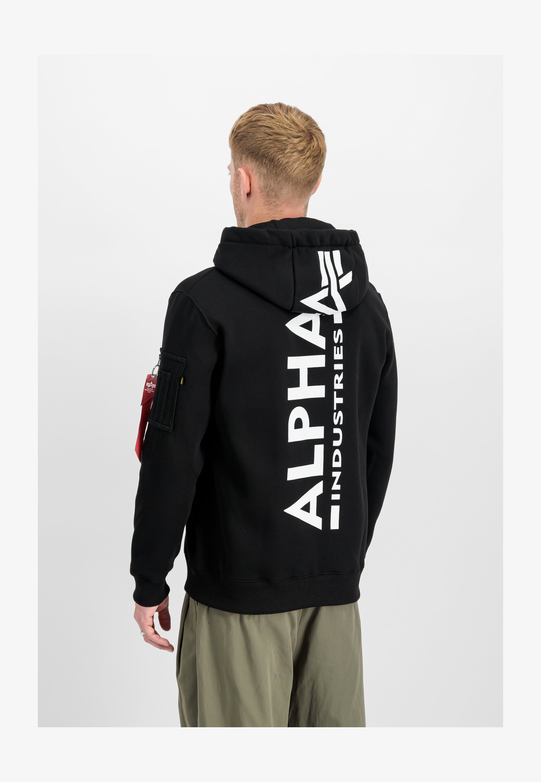 Alpha Industries Alpha Hoody - Felpa Con Cappuccio Uomo, Vestibilità Regolare, Tasca A Canguro, Colore Unico, Caldo E Stiloso