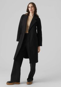 Vero Moda VMFORTUNEAYA LONG - Cappotto classico - black