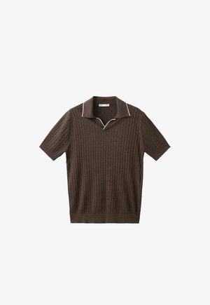 Mango, ADULT - Polo shirt - dark brown