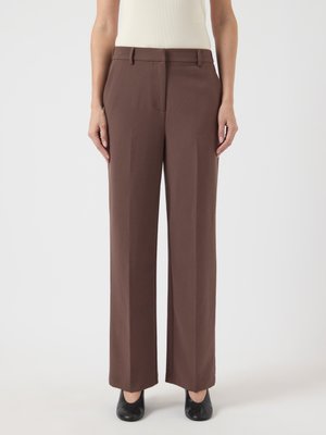 YASLIKKA WIDE PANTS - Pantaloni - chocolate brown