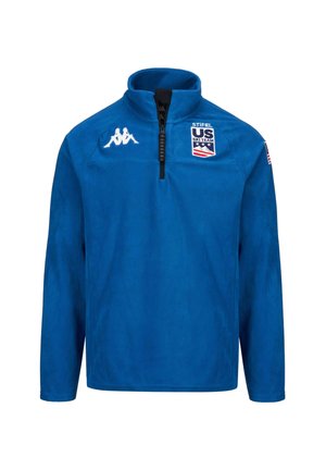 Felpa in pile - blue deep water