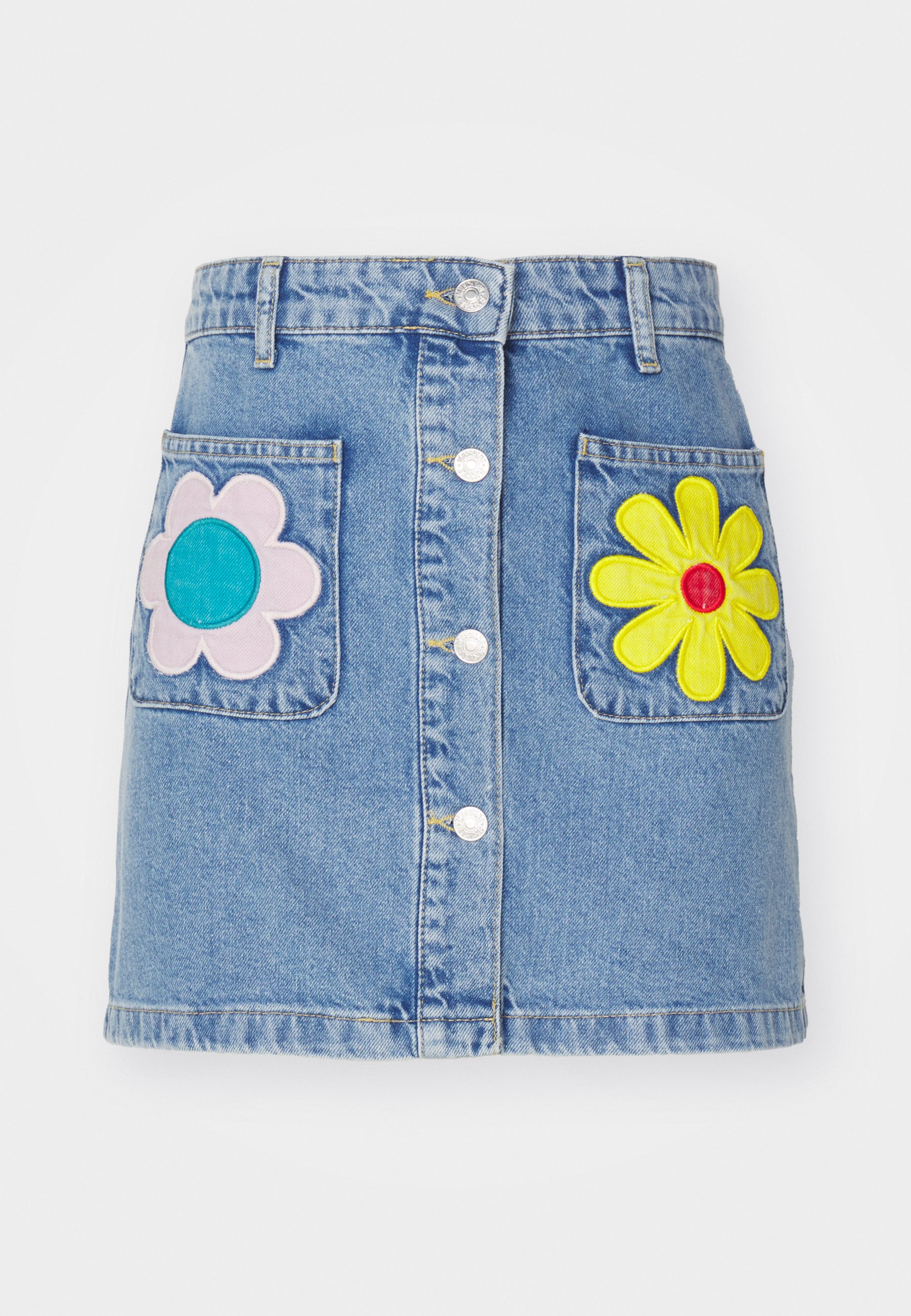 【送料&関税込】Moschino Technical Fabric Mini-skirt MOSCHINO JEANS SKIRT - Mini skirt - blue/blue denim