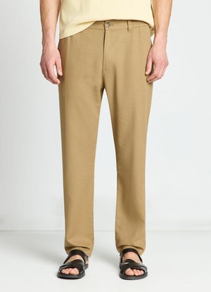 Calliope, PANTALONE LUNGO TINTA UNITA - Pantalon classique - tabacco