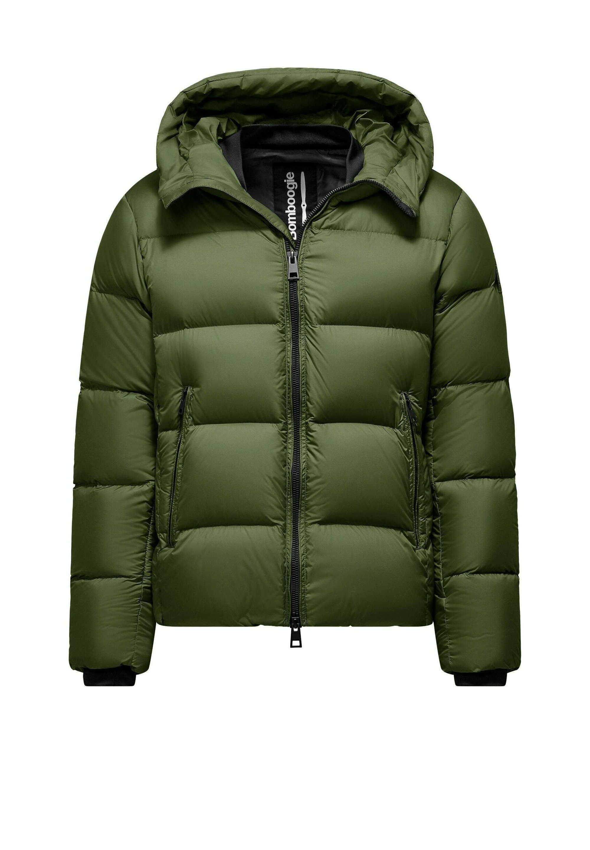 Bomboogie Daunenjacke dark moss green/dunkelgrün Zalando