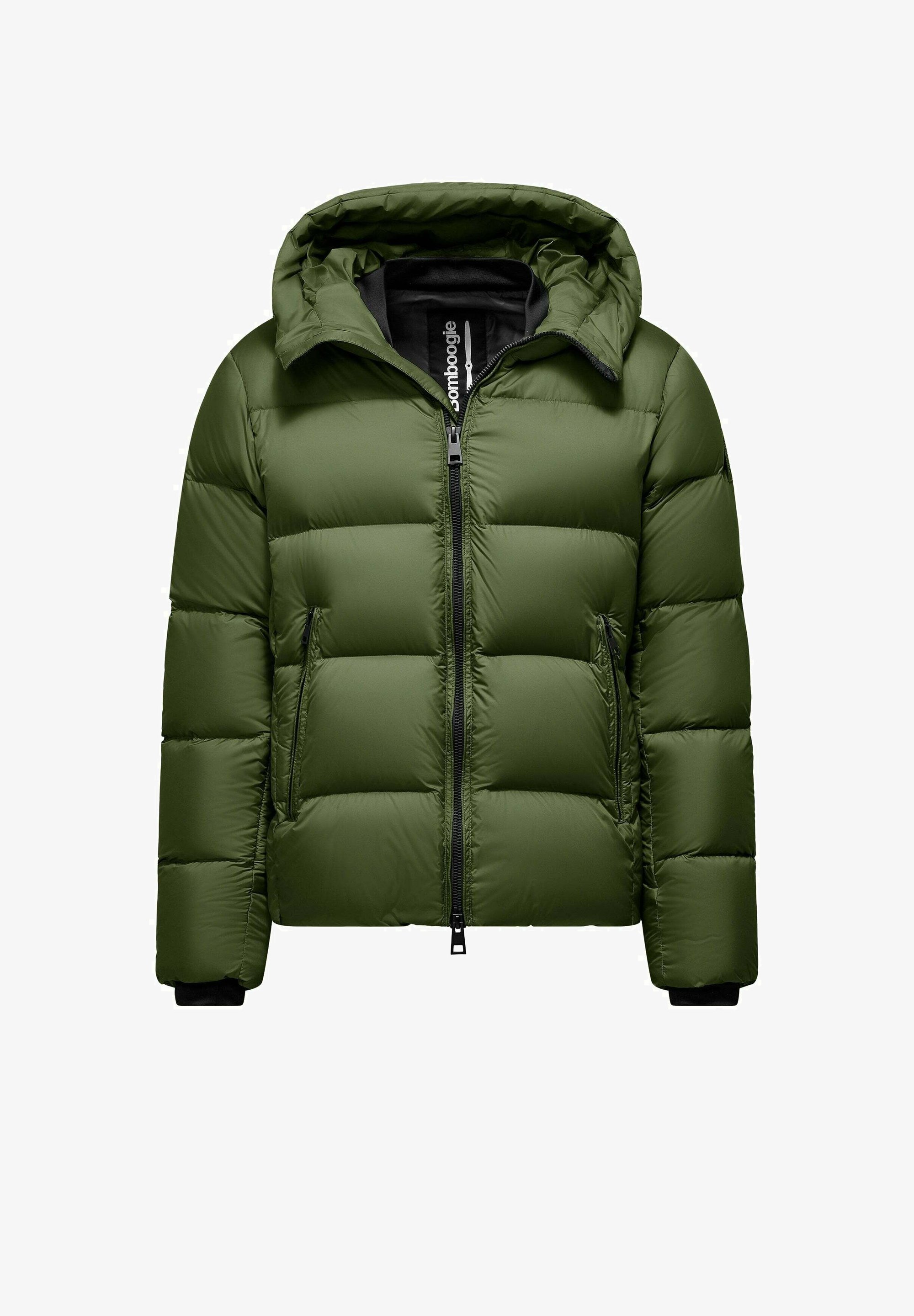 Bomboogie Daunenjacke dark moss green/dunkelgrün Zalando