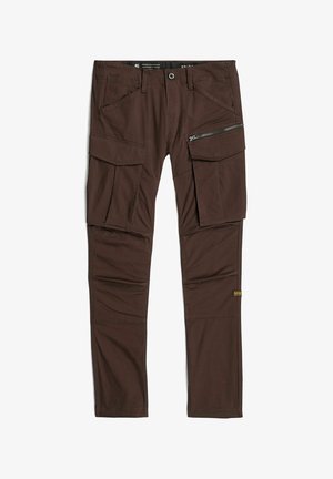 G-STAR, ROVIC ZIP REGULAR TAPERED - Pantalones cargo - chocolate plum