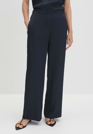 HIGH RISE WIDE FIT  - Trousers - ocean