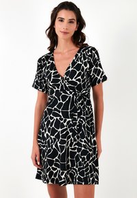 REGULAR FIT - Dnevna obleka - black white