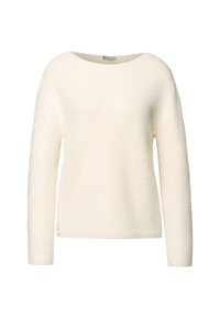 Stickad tröja - beige