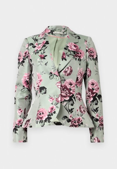 Alice + Olivia IANA SCULPTED - Blazer - sage/multi-coloured
