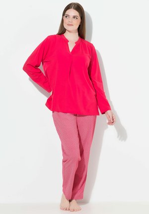 MUSTER LANGARM SET - Nattøj sæt - magenta