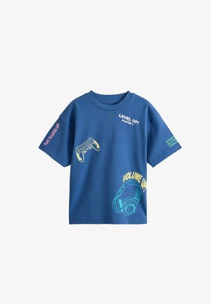Next, REGULAR FIT - SHORT SLEEVE GRAPHIC T-SHIRT . - T-shirts print - new blue gaming