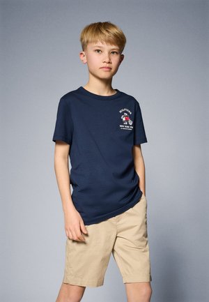 FLAG FUN TEE UNISEX - Camiseta estampada - dark night navy