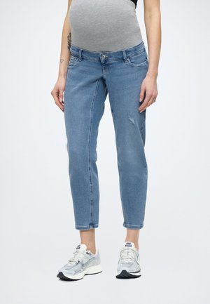 OLMCATWALK PETITE MOM JEAN - Māmiņu džinsi - light blue bleached denim