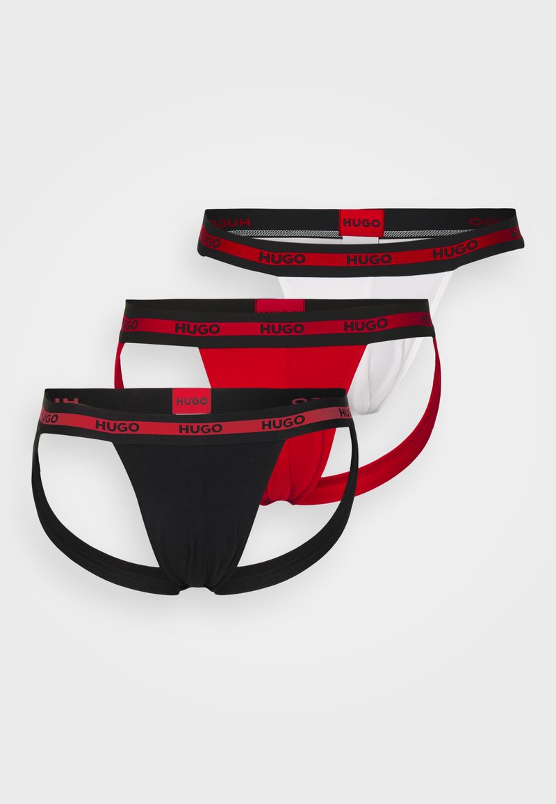HUGO PLANET 3 PACK - Jockstrap - bright red/rot - Zalando