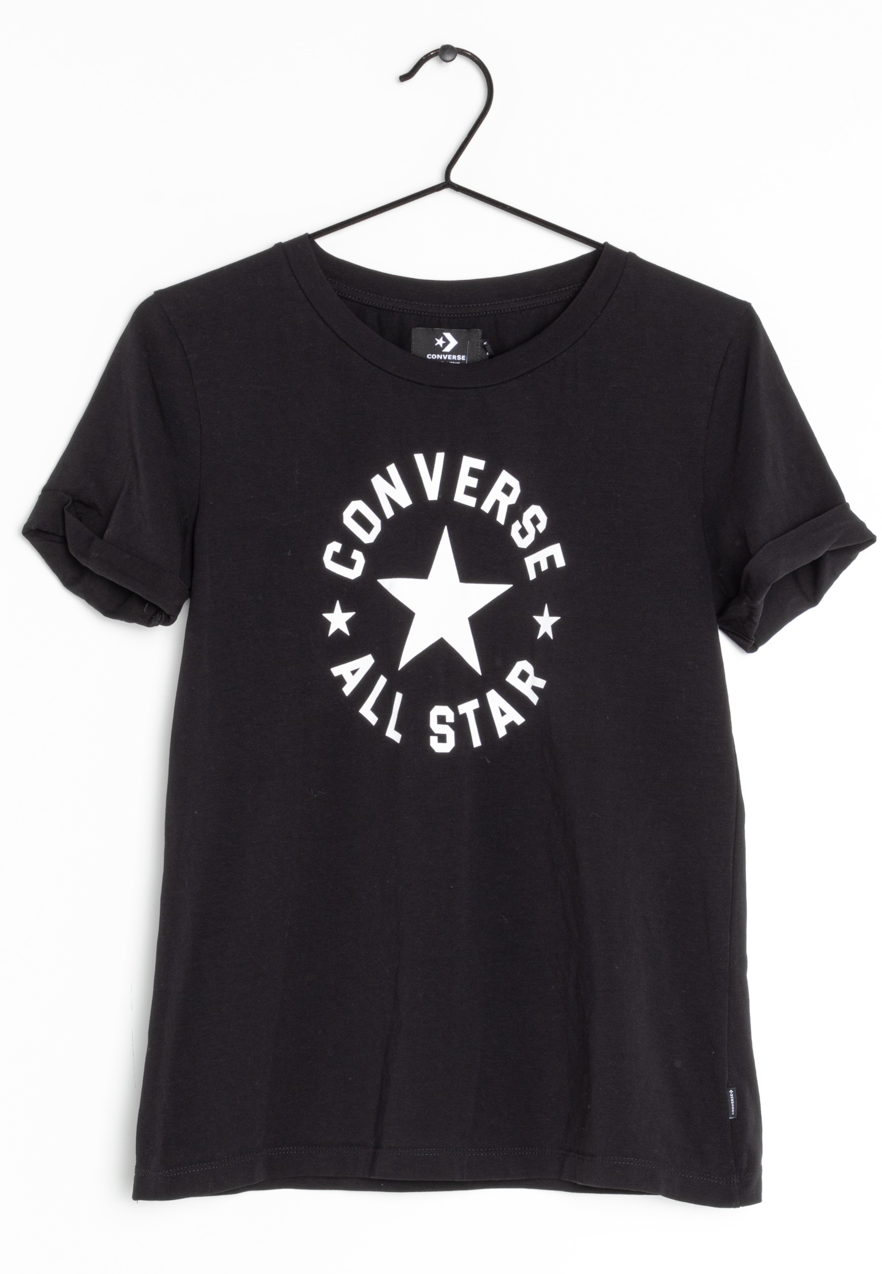 Converse T-Shirt print - black/schwarz 