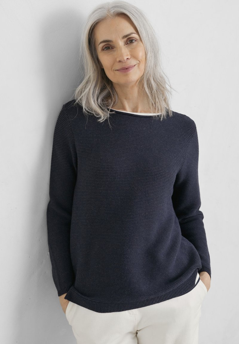 Seasalt Cornwall MAKERS Jumper maritime/dark blue Zalando