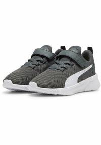 Puma FLYER RUNNER V PS - Scarpe da corsa su strada - mineral gray white  black
