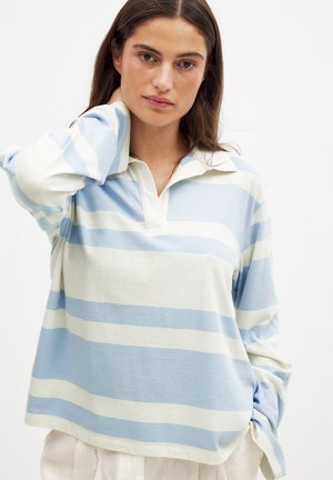 NA-KD Long sleeved top - blue white