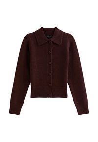 Strickjacke - burgundy
