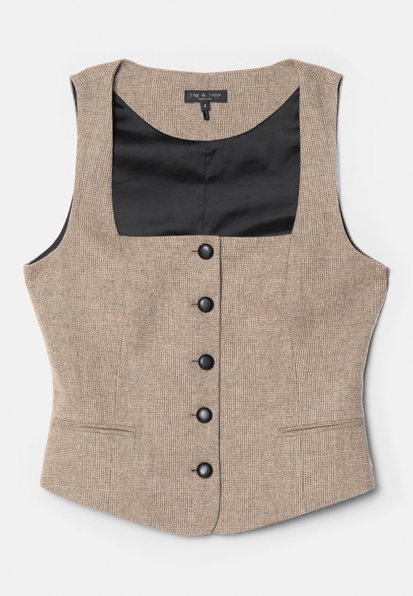 MARIANA VEST - Top - camel3