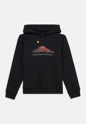 The North Face MOUNTAIN NIGHT RELAXED GRAPHIC - Hoodie - black
