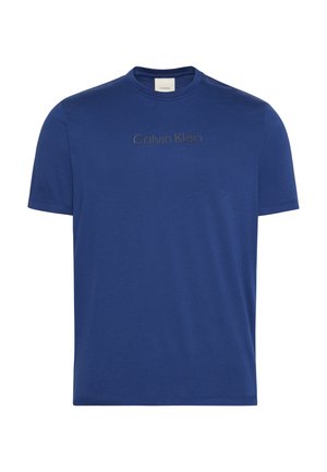 Calvin Klein, STANDARD LOGO CREWNECK TEE - T-Shirt basic - estate blue