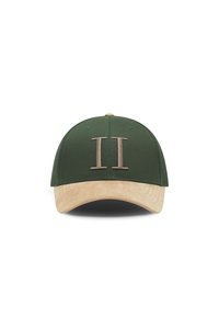 BASEBALL CAP CONTRAST UNISEX - Keps - dark chive green/warm sand