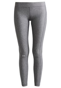 Leggings athletic grigie caratterizzate da un tessuto liscio e elastico con un motivo mélange, un design aderente e un piccolo logo sulla parte inferiore della gamba sinistra.