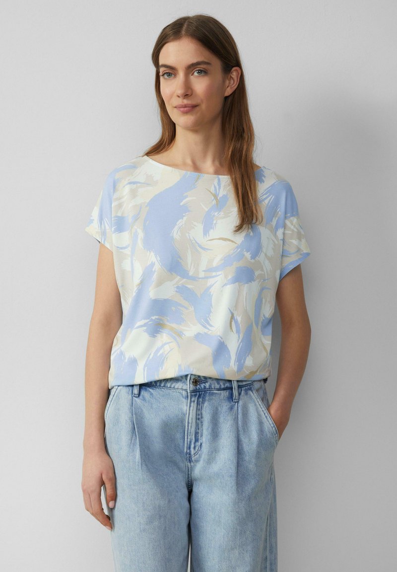 s.Oliver T-Shirt print - beige