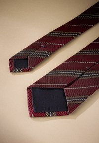 Next Cravate - burgundy red textured